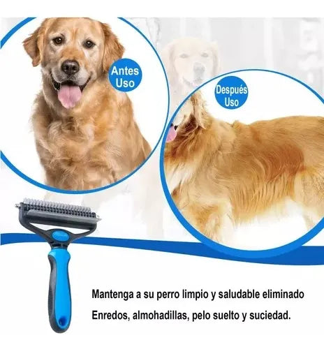 CEPILLO ELIMINADOR DE PELO 2 EN 1